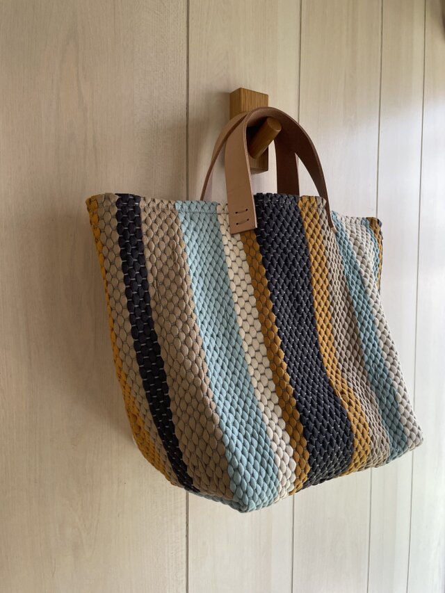 裂き織りbag | iichi 日々の暮らしを心地よくするハンドメイドや