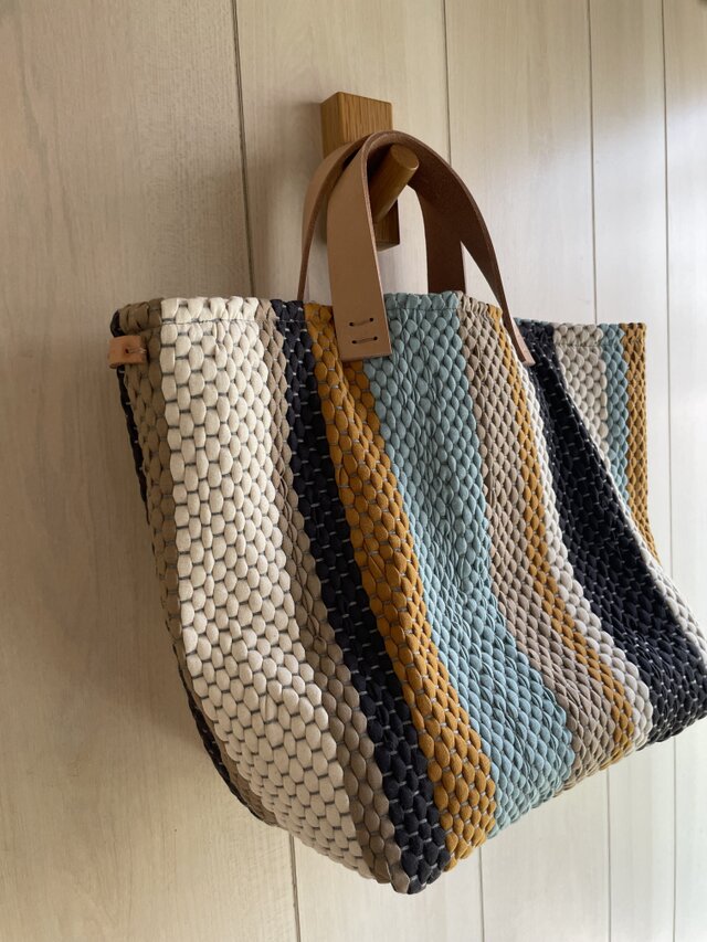 裂き織りbag | iichi 日々の暮らしを心地よくするハンドメイドや