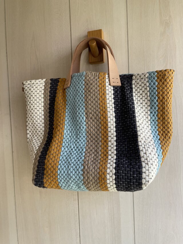 裂き織りbag | iichi 日々の暮らしを心地よくするハンドメイドや