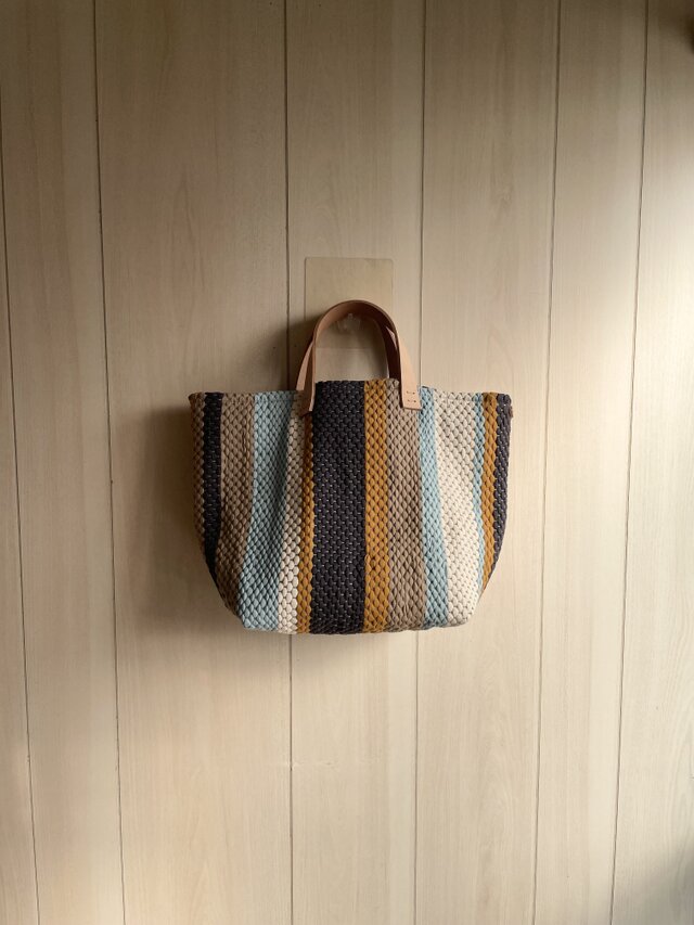 裂き織りbag | iichi 日々の暮らしを心地よくするハンドメイドや
