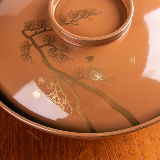 木地漆塗 波千鳥蒔絵 吸物椀 煮物椀 E1482 | iichi 日々の暮らし