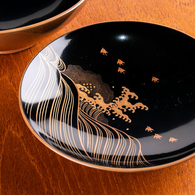 花ちらし 古い木製蒔絵椀 五客 漆器 茶懐石 伝統工芸品 吸物椀 CL52 Amazon.co.jp: 輪島塗 桜紅葉 蒔絵 黒塗 吸物椀 5客 天然木製 木