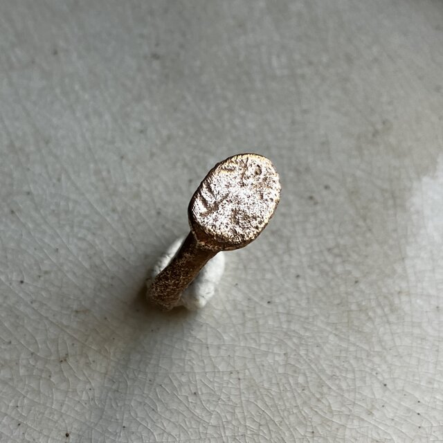 古代　ヴァイキングリング　ブロンズ　ピンクゴールド