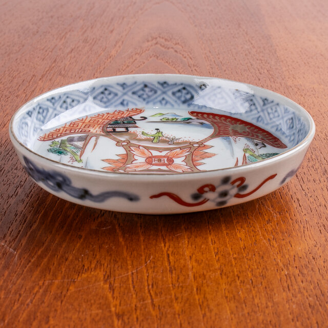 古伊万里　染付　赤絵皿　大皿　46㎝　時代物 古伊万里 染付 赤絵皿 大皿 46㎝ 時代物 2025年最新】Yahoo