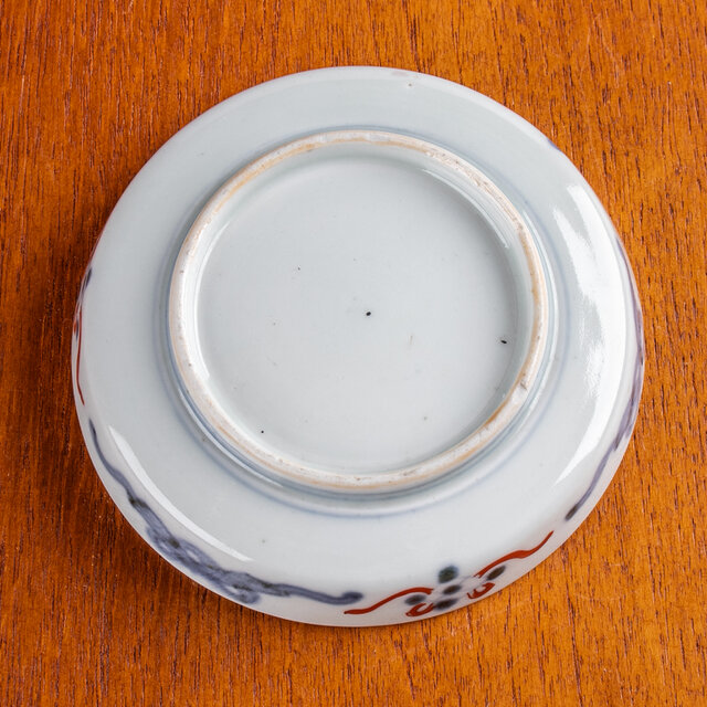 小皿　大聖寺伊万里　染錦　栗絵　明治　古伊万里　輪花 小皿 大聖寺伊万里 染錦 栗絵 明治 古伊万里 輪花 - メルカリ