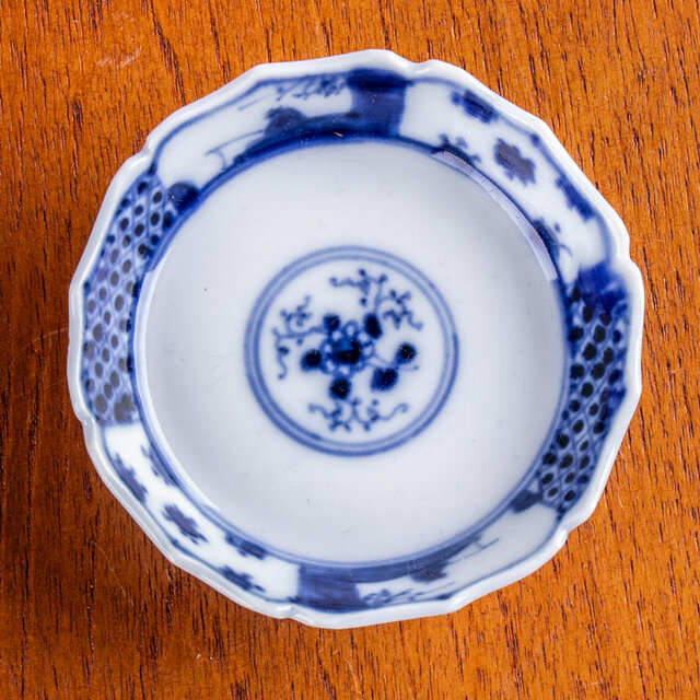 大聖寺伊万里　古伊万里　伊万里　豆皿　菓子皿　蔵出し　江戸期５客 大聖寺伊万里 古伊万里 伊万里 豆皿 菓子皿 蔵出し 5客