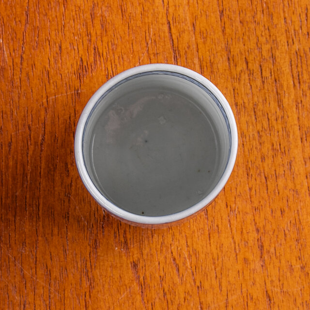 古伊万里 染付 幾何学文 覗き猪口 酢猪口 江戸後期 | iichi 日々の