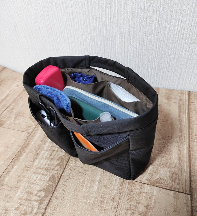 コーデュラナイロン・超便利バッグインバッグ｜撥水・自立・収納