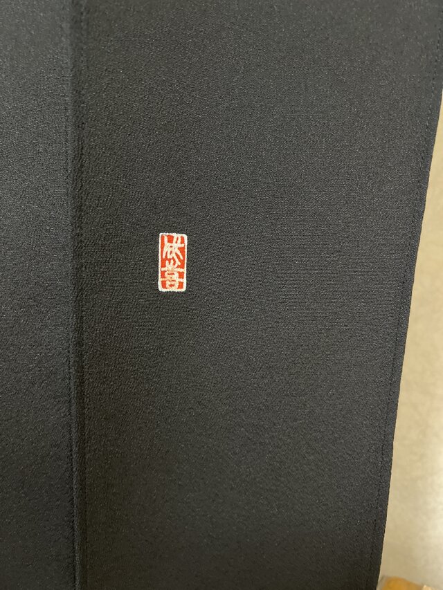 留袖着物リメイク、暖簾ーのれん、着物デザイン、横〜130–丈