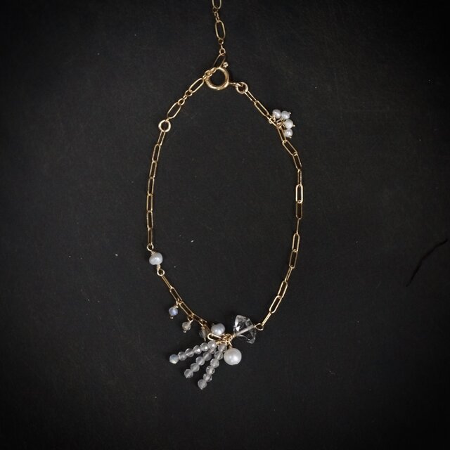 [B15] ラブラドライトのブレスレット