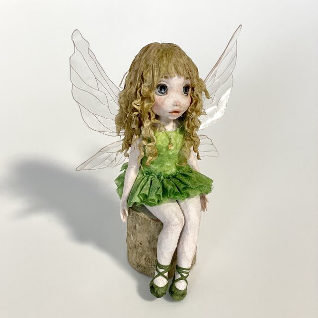 妖精と花の水彩画 ハンドメイド　専用出品 紫陽花箱☔紫陽花箱 水の中から紫陽花が咲き、金魚が生まれ泳ぎ