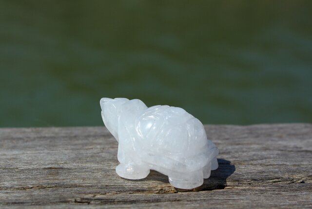 水晶亀 水晶 亀 | iichi 日々の暮らしを心地よくするハンドメイドや