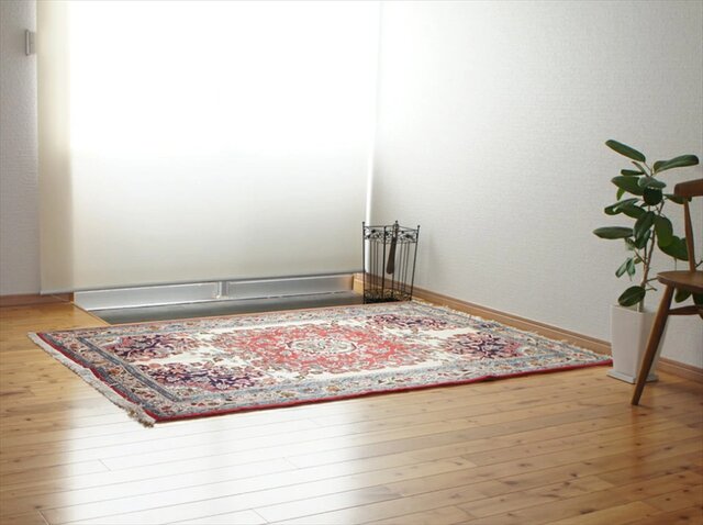 トライバルラグ ペルシャ絨毯 ハメダン リビング ラグ 188x130cm