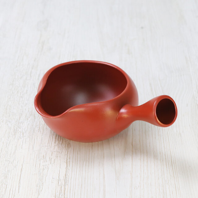 抹茶急須 竹春作（朱泥）【常滑焼】 | iichi 日々の暮らしを心地よく