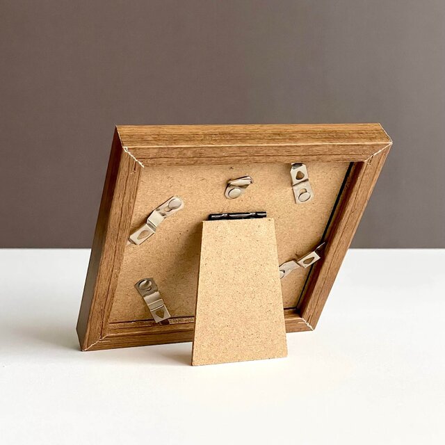 複製画］和紙ちぎり絵アートプリント（無料ラッピング付き）スズランと