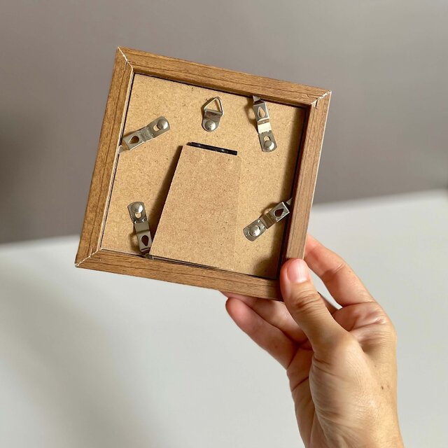 複製画］和紙ちぎり絵アートプリント（無料ラッピング付き）スズランと