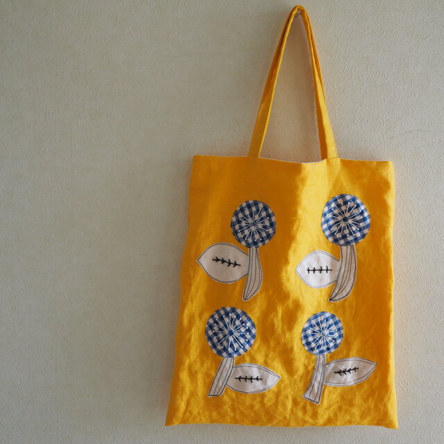 トートバッグ　黄