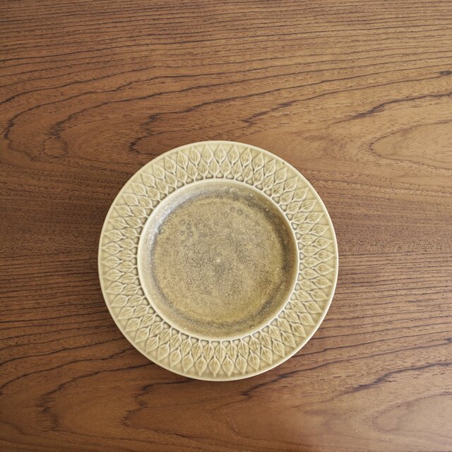 北欧ビンテージ Relief (レリーフ) イェンス・クイストゴー Quistgaard リムプレート 深皿 19.5cm