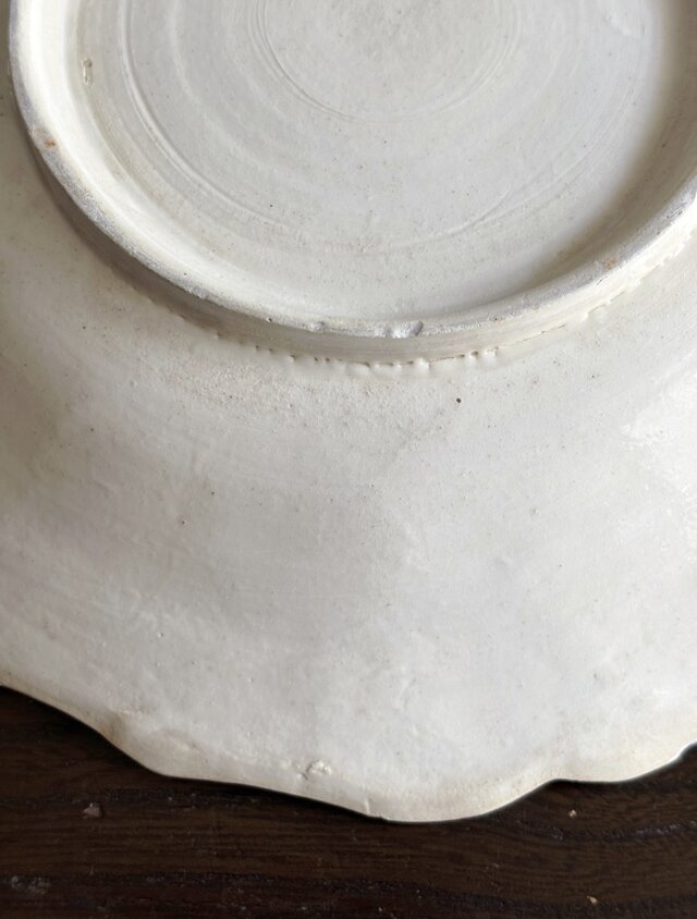 18世紀 窯不明 おそらく ロレーヌ地方 レリーフ皿 平皿 深皿 φ22cm