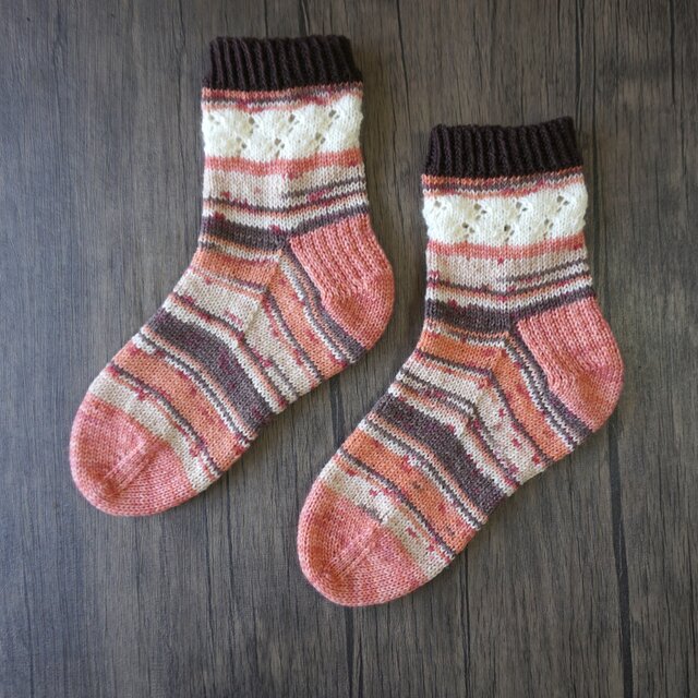 手編みの靴下