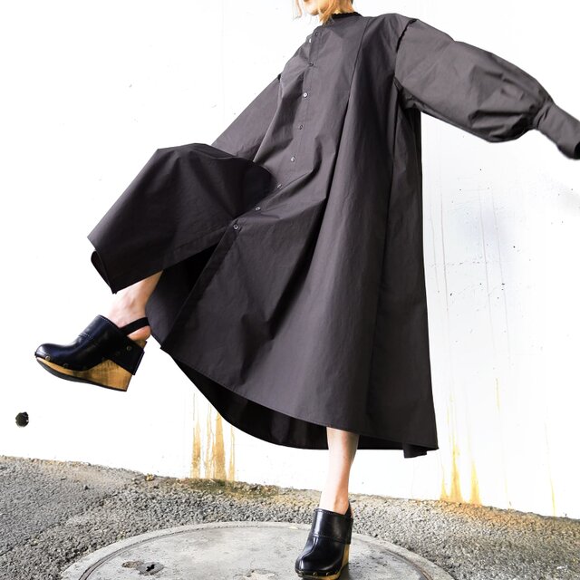 コットン・レインドレスコート【gri:n ai】