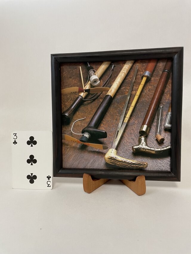 黒檀のフレーム　正方形