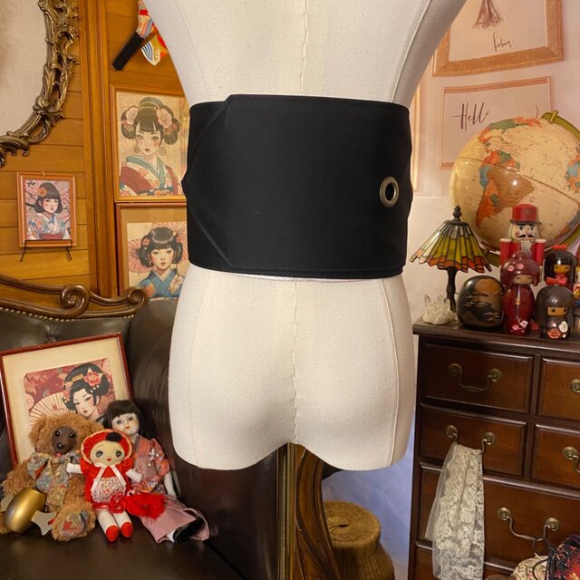 帯 リメイク サッシュベルト 飾り帯 和洋折衷 ハンドメイド
