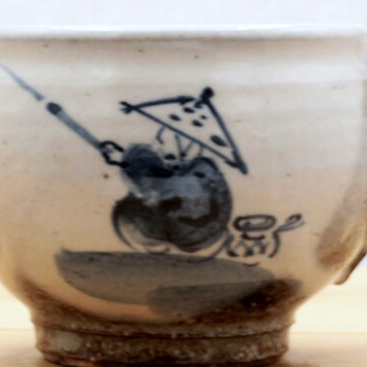 染付マグカップa-2