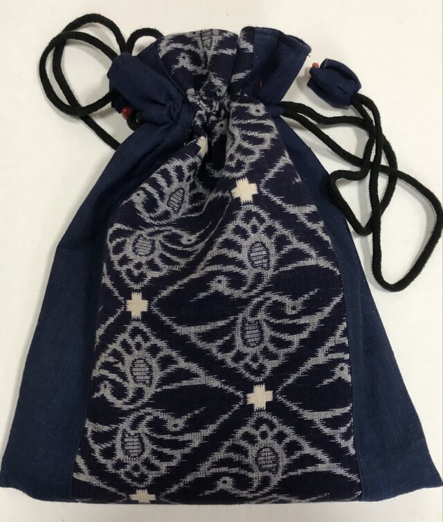 激レア】和風 守り巾着 鶴の刺繍付き 【公式通販】
