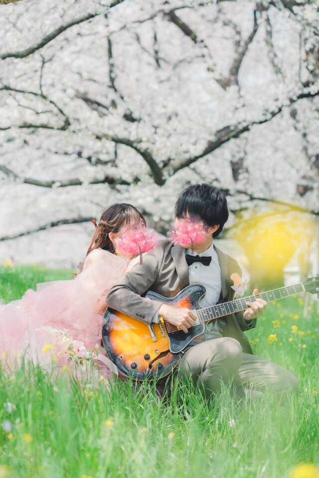 実例写真!カラードレス ピンク もこもこドレス リボン 編み上げ 実例写真!カラードレス ピンク もこもこドレス リボン 編み上げ
