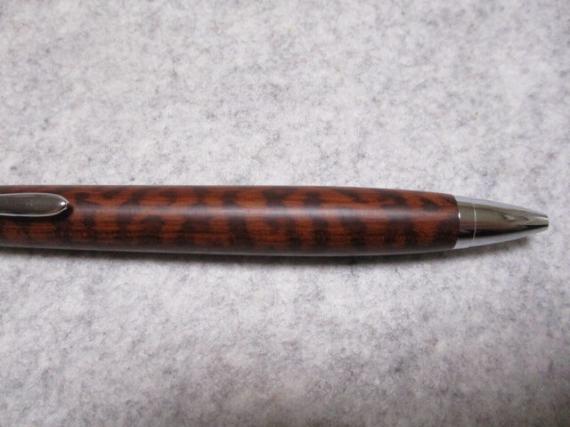 スネークウッド 世界最高材 木地仕上げ 木軸ボールペン(シャープ