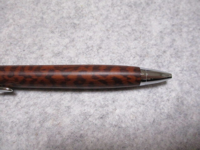 スネークウッド 世界最高材 木地仕上げ 木軸ボールペン(シャープ