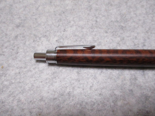 木軸ペン/スネークウッド スネークウッド 世界最高材 木地仕上げ 木軸ボールペン(シャープ