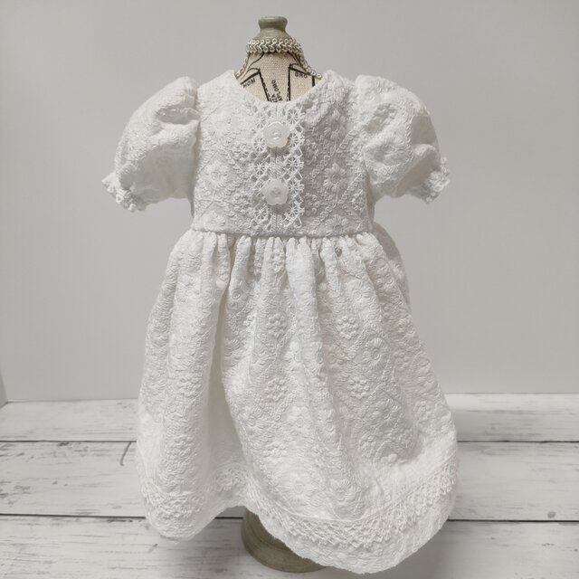 着せ替え人形の服　⑫　<春まつ雪うさぎ>