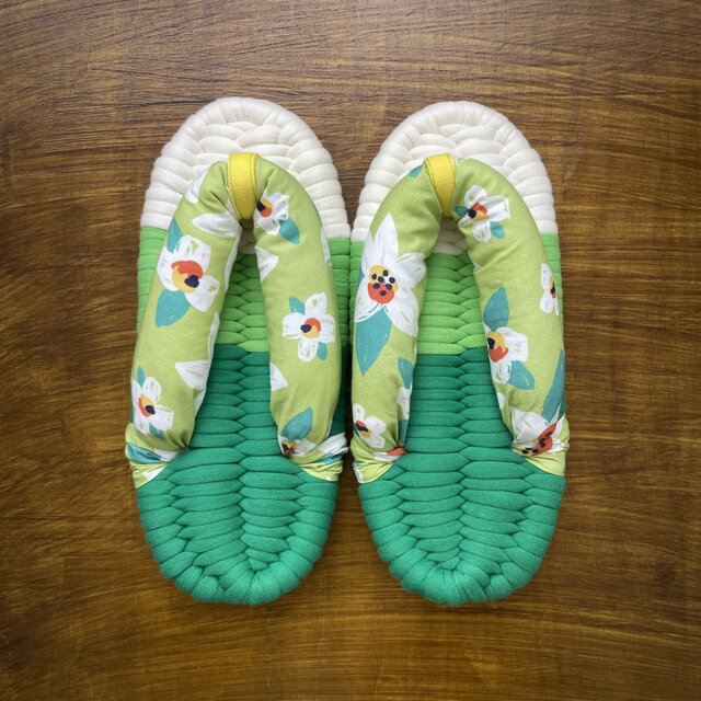 【S】ぽってり鼻緒の布ぞうり（極太鼻緒）S004