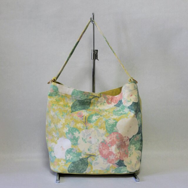 帯で作ったバケツ型ショルダーバッグ | iichi 日々の暮らしを心地よく