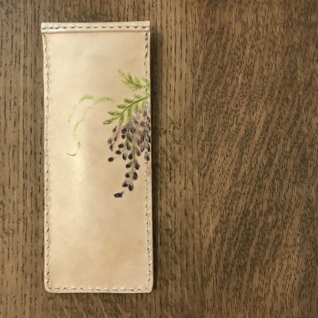 本革 花 藤 ペンケース | iichi 日々の暮らしを心地よくする