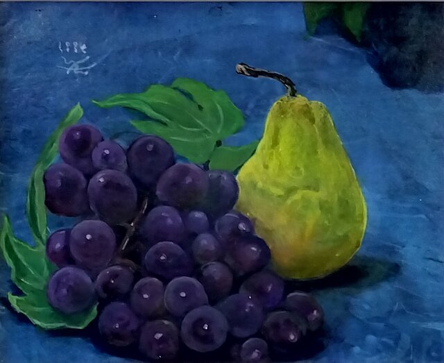 果物の静物画 『洋梨andレモン』 果物の静物画 『洋梨andレモン』 果物の静物画 『洋梨andレモン