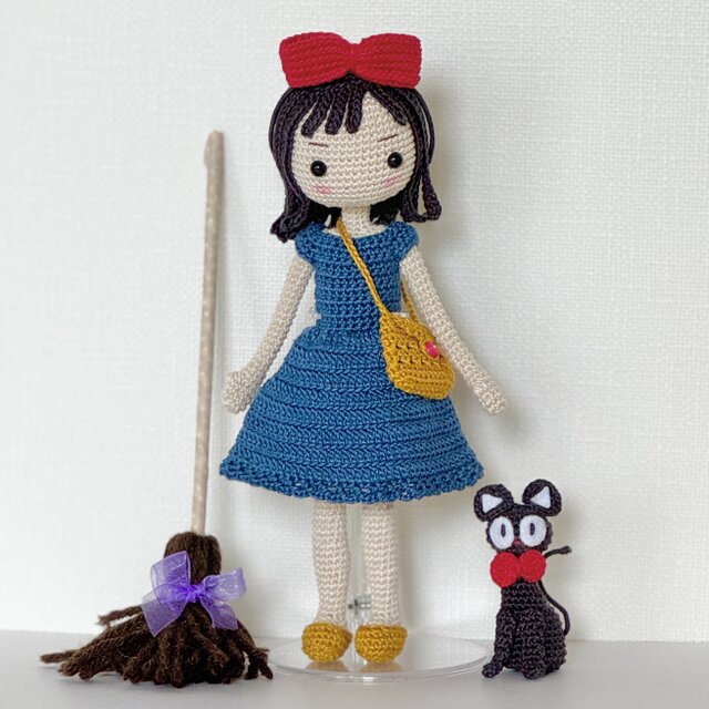 あみぐるみ・魔女・着せ替え お人形さん