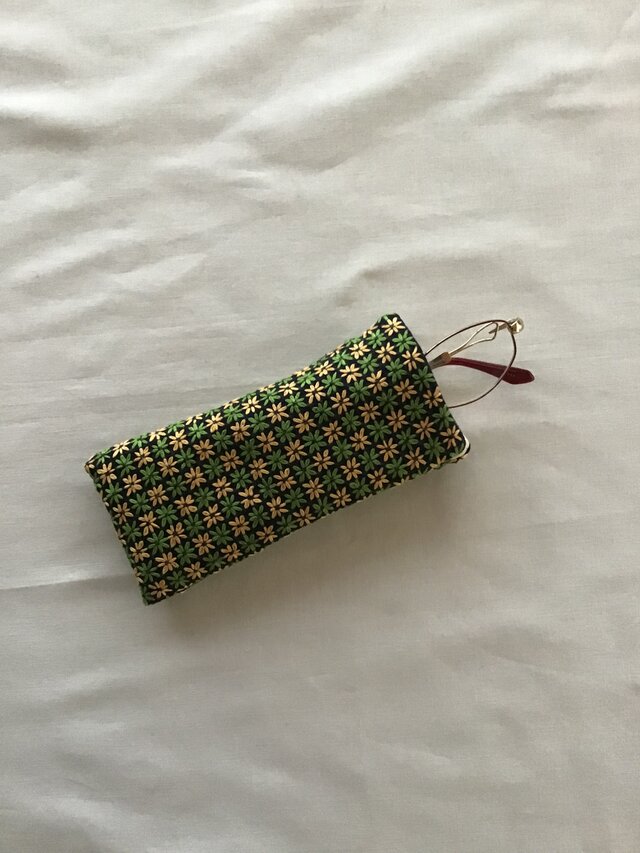 ｢刺し子｣めがねケース