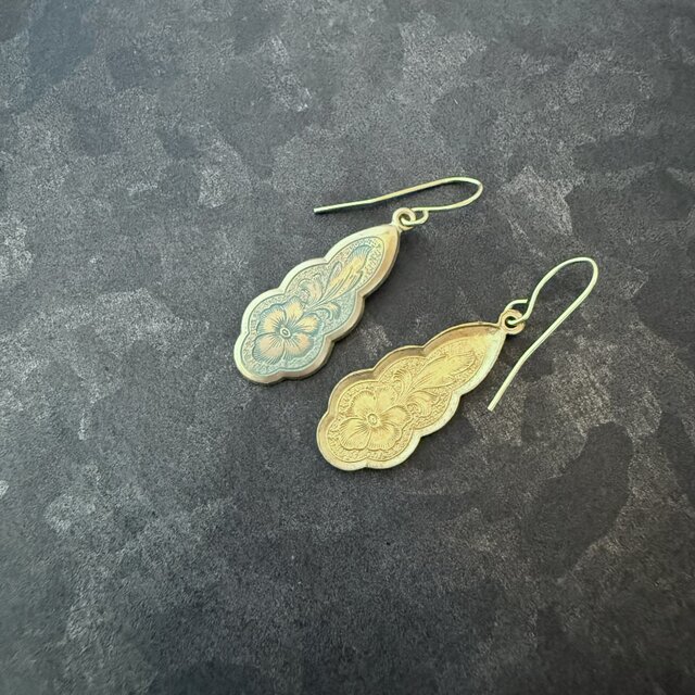 広島 épice展示予定】【194】VICTORIAN BLOOM – グリーンエナメルの花