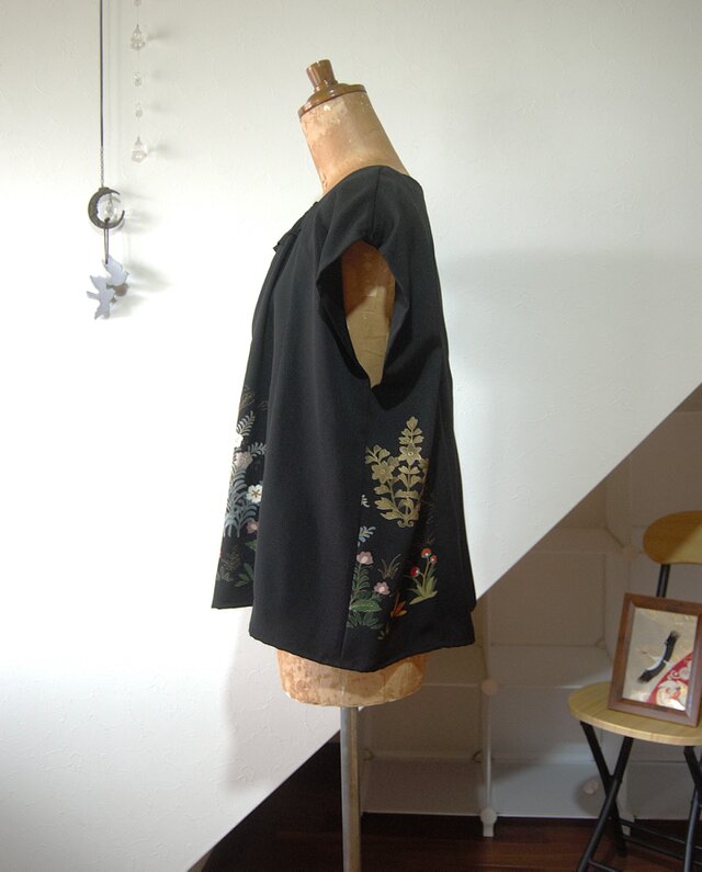 展示品 向かい鳥の留袖ドレス＊三点セット 着物リメイク | iichi 日々