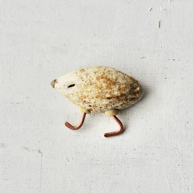 おさんぽ鳥のブローチ 05