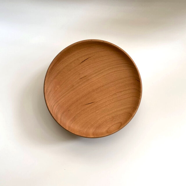 新入荷♡木製食器一覧o(*^▽^*)o 木のうつわ （チェリー×オーク高台） Φ14.2cm | iichi 日々の暮らしを