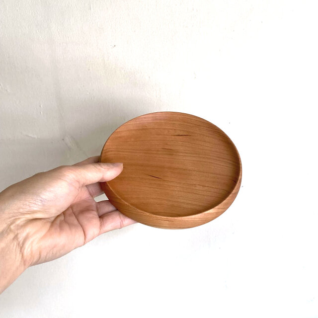 木のうつわ （チェリー×オーク高台） Φ14.2cm | iichi 日々の暮らしを