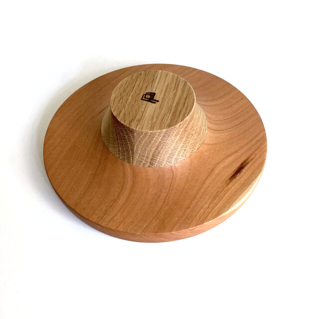 木のうつわ （チェリー×オーク高台） Φ14.2cm | iichi 日々の暮らしを