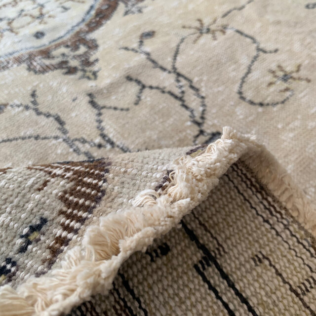 キャメル 大判 レア 230×138アンティーク柄 トルコヴィンテージ