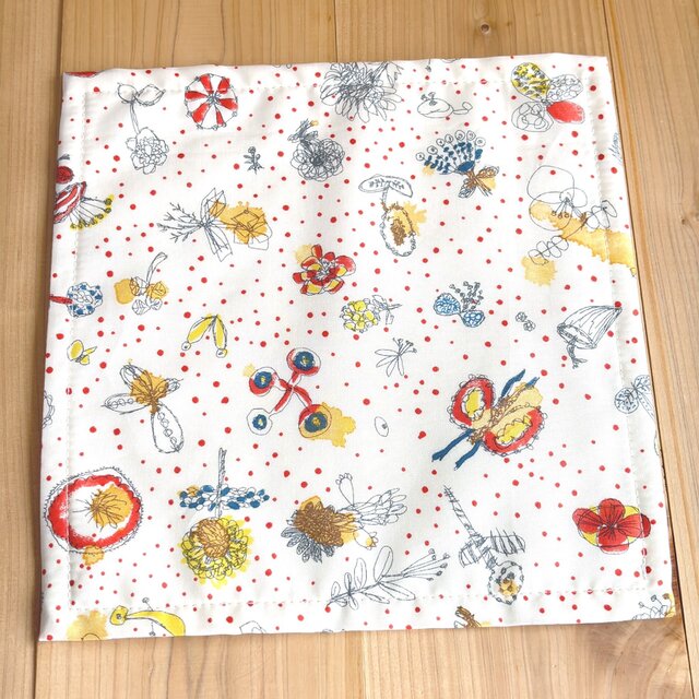 リバティ　タナローン　ガーゼハンカチ　＜Memories of Rain＞(メモリーズオブレイン)