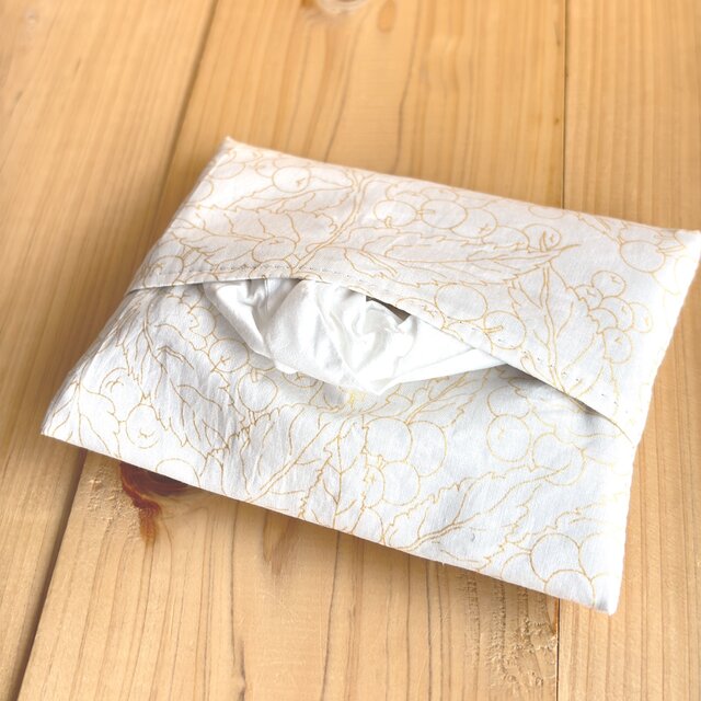 リバティ　リバーシブル仕立て　ポケットティッシュカバー＜Lynne Sparkle＞(リンスパークル)