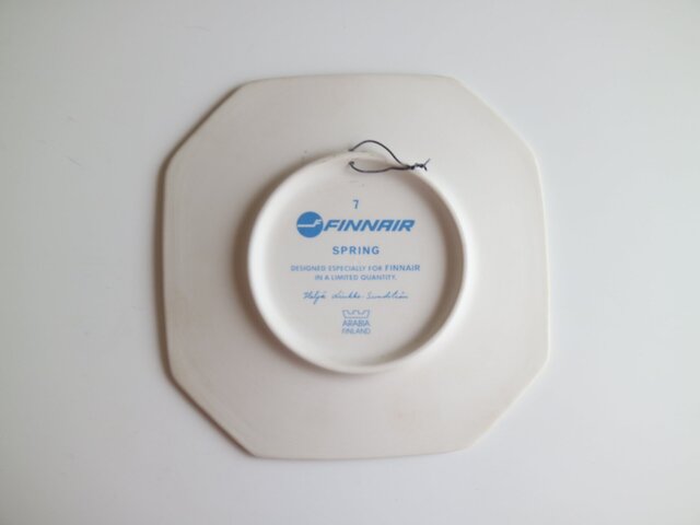 ARABIA×FINNAIR / Helja ヘルヤ SPRING 陶板 NO.5779 | iichi 日々の